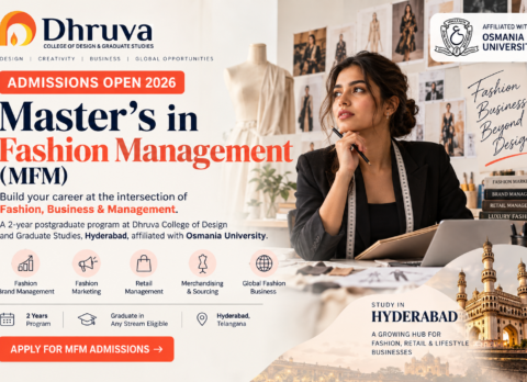masters in fashion management at dhruva college hyderabad
